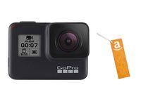 GoPro HERO7 Black - Waterproof Digital Action Camera with Touch Screen 4K HD Video 12MP Photos with Amazon.com $50 Gift Card as a Bookmark