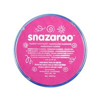 Snazaroo, Bright Pink 1118058 Classic Face Paint, 18ml, M