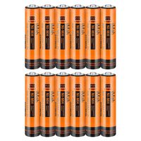 iMah AAA Rechargeable Batteries, Also Compatible with Panasonic Cordless Phone Battery HHR-4DPA/4B Ni-MH 1.2V 550mAh HHR-55AAABU and 750mAh HHR-75AAA/B-6, Outdoor Garden Solar Lights, Pack of 12