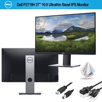 Dell P2719H 27" 16:9 Ultrathin Bezel IPS Monitor (P2719H) with Microfiber Cleaning Cloth - 1 - Pack