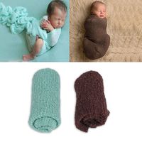 Aniwon 2Pcs Long Ripple Wrap Baby Photo Blanket Newborn Photography Props Baby Shower Gifts ... (Multi 1)