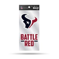 NFL Houston Texans Double Up Die Cut 2-Piece Sticker Sheet