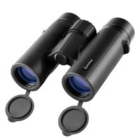 Eyeskey Binoculars for Adults Compact Lightweight | Fully Waterproof & Fog-Proof |Wild Field of View | Low-Light Vision | HD Binocular for Wildlife Watching Hunting (8X32, Black)