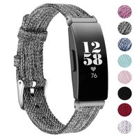 EZCO Bands Compatible with Fitbit Inspire HR & Inspire, Woven Fabric Breathable Watch Strap Quick Release Replacement Wristband Accessories Women Man Compatible with Inspire Smart Watch