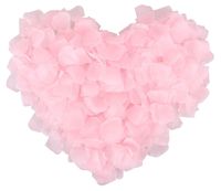 YoungLove 1000 Pieces Artificial Fake Rose Petals Wedding Party Decorations, Light Pink