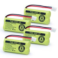QBLPOWER BT18433 BT28433 BT-8300 BATT-6010 Rechargeable Battery Compatible with AT&T Vtech Phones BT184342 BT284342 BT1011 BT1018 BT1022 BT1031 89-1326-00-00/89-1330-01-00/CPH-515D 2.4V(Pack of 4)