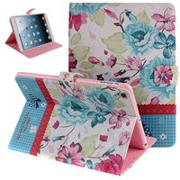 Case for iPad Air,Case for iPad 5,Case for iPad Air,Butterfly Fairy and Flower Inlaid Shiny Glitter Diamond Pu Leather Flip Protective Case Cover for Ipad Air iPad 5,Mini Flower #3