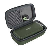 Hermitshell Hard EVA Travel Case Fits APIE Portable Wireless Outdoor Bluetooth Speaker IPX6 Waterproof Dual 10W Driversf (Green)