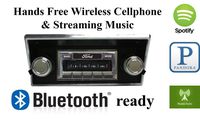 Bluetooth Enabled 1968-1972 Ford Truck USA-630 II High Power 300 watt AM FM Car Stereo/Radio