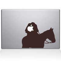 The Decal Guru Headless Horseman MacBook Decal Vinyl Sticker - 13" MacBook Pro (2015 & Older) - Brown (1080-MAC-13P-BRO)