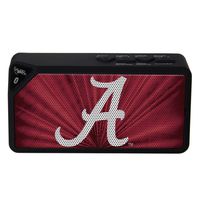 AudioSpice NCAA Alabama Crimson Tide BX-100 Bluetooth Speaker, Black