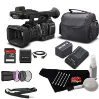 Panasonic HC-X1000 4K Camcorder with High-Powered 20x Optical Zoom + Professional Functions Bundle w/Carrying Case + 3 Piece Filter Kit + Memory Card + More