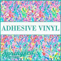 LP Inspired Rainbow Watercolor Pattern #1 Craft Vinyl 3 sheets 12x12 for Vinyl Cutters FBA