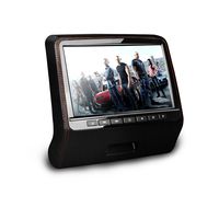 XTRONS 9" HD Active Car Pillow Headrest Monitor Portable DVD/USB Player Game HDMI (HD9PCHBlack(Single))