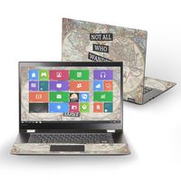 Mightyskins Skin Compatible with Lenovo Flex 5 15" (2017) - Who Wander | Protective, Durable, and Unique Vinyl Decal Wrap Cover | Easy to Apply, Remove, and Change Styles | Made in The USA