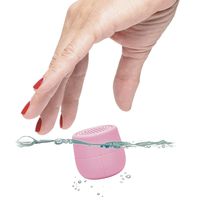 Lexon MINO X - Floatable Water Resistant IPX7 Portable Bluetooth Speaker - 3W - Soft Pink