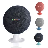 LANMU Stand for Google Home Mini,Desk Pedestal Holder Compatible with Google Mini Voice Assistant (White)