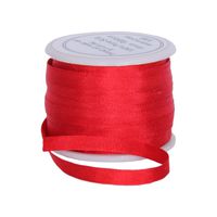 Threadart 100% Pure Silk Ribbon - 4mm Red - No. 539-3 Sizes - 50 Colors