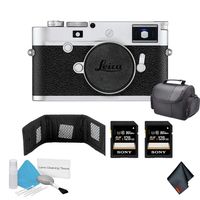 Leica M10-P Digital Rangefinder Camera 24MP (Silver Chrome | 20022) - Bundle with 256GB of Memory Cards + More