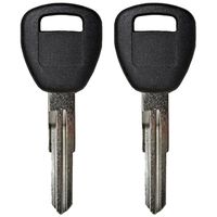 qualitykeylessplus Two Replacement Transponder Chip Keys HD106PT for Honda/Acura Vehicles with Free KEYTAG