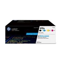HP 410A | CF410A, CF411A, CF412A, CF413A | 4 Toner Cartridges | Black, Cyan, Magenta, Yellow