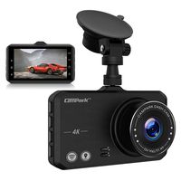 Campark 4K Dash Cam with Wifi GPS Dashboard Camera Recorder for Cars with Ultra HD 2160P 3" IPS Screen 170° Wide Lens Loop Recording G-Sensor Parking Monitor and Super Night Vision