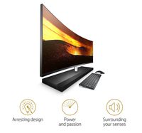 Latest 2017 HP ENVY 34 CURVED Desktop 1TB SSD NVme 32GB RAM (Intel Core i7-7700T processor TURBO to 3.80GHz,32 GB RAM, 1 TB SSD NVme, 34" WQHD LED(3440x1440),Win 10 PRO) PC Computer All-in-One
