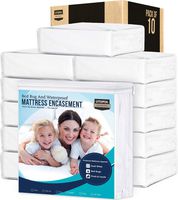 Utopia Bedding Zippered Twin Mattress Encasement Waterproof Mattress Protector (Bulk Pack of 10, California King)
