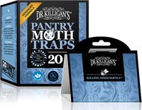 Dr. Killigan's Premium Pantry Moth Traps with Pheromones Prime | Safe, Non-Toxic with No Insecticides | Sticky Glue Trap for Food and Cupboard Moths in Your Kitchen | Organic (20, Blue)