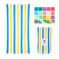 Dock & Bay Towel Beach Acessories for Women - and Men, Sandy Toes, Extra Large (200x90cm, 78x35) - Beach Cabana, Swim, Pool, Yoga, Travelling - Summer Collection