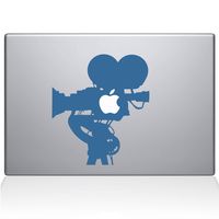 The Decal Guru Film Camera MacBook Decal Vinyl Sticker - 12" MacBook - Light Blue (0063-MAC-12M-LB)
