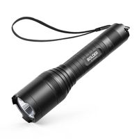 Anker Rechargeable Bolder LC90 LED Flashlight, Pocket-Sized Torch with Super Bright 900 Lumens CREE LED, IP65 Water-Resistant, Zoomable, 5 Light Modes, 18650 Battery Included