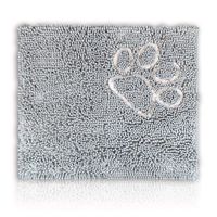 CatGuru Premium Cat Litter Mat, Medium, XL, XXL, Waterproof Litter Box Mat, Non Slip Kitty Litter Mat, Scatter Control, Machine Washable Litter Trapper, Litter Tray, Best Pet Litter Mat, Grey