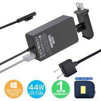 Surface Pro Charger Surface Pro 4 Charger, KSW KINGDO 44W 15V 2.58A Power Supply Compatible Microsoft Surface Pro 4 Pro 3 Pro 6 Pro 7 Surface Pro Laptop 1/2 Surface Go & Surface Book with Travel Case