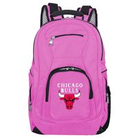 NBA Chicago Bulls Voyager Laptop Backpack, 19-inches, Pink