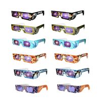 Wild Eyes 3D Glasses- 12pk, Including 2 Smiley Face Glasses, Look through Glasses and see Bats, Crocodiles, Dolphins, Giraffes, Penguins or Smiley Faces
