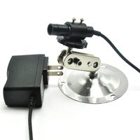 5mw 650nm Red Focus Laser Dot Diode Module +5V Adapter + Holder Adjustable