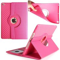 iPad Pro 10.5 Soft TPU case Cover,INorton Flexible Soft PU Leather Soft TPU Inner Bumper Smart Case with Card Holder for Apple iPad Pro 10.5,A1701 A1709,Hot Pink
