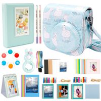 Alohallo 15 in 1 Instax Mini 9 Camera Accessories Set for Fujifilm Instax Mini 9/ Mini 8/ Mini 8+ Camera - Alpaca 1