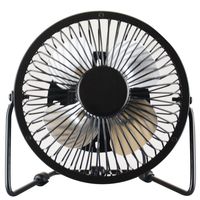 Cimostar Mini USB Desk Cooler Fan,(Metal Design, Large Air Flow, Quiet Operation), Black