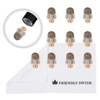 The Friendly Swede Replacement Tips for Extra Long Fiber tip Stylus (10 Pieces)