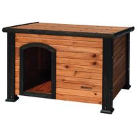 Precision Pet by Petmate Extreme Weather-Resistant Log Cabin Dog House with Adjustable Feet, 4
