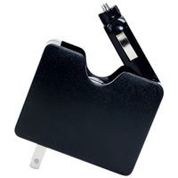 iEssentials Iessentials Ie-acpc-2u 2-in-1 Car & Wall Charger With Dual Usb Ports - Desktop Charger - Retail Packaging - Black