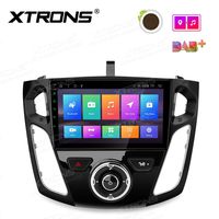 XTRONS 9 Inch Touch Display Car Stereo Android 8.1 Octa Core 32GB ROM Multimedia Receiver 4K Video Player GPS Navigation Supports DVR Backup Camera OBD 4G WiFi for Ford Focus