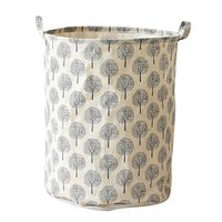 Adeliber Large Sized Canvas Storage Baskets with Handle,Collapsible & Convenient Home Organizer Containers(4535CM (Approx)) D-Yellow