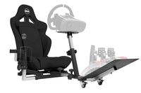 Openwheeler GEN2 Racing Wheel Stand Cockpit Black on Black | Fits All Logitech G29 | G920 | All Thrustmaster | All Fanatec Wheels | Compatible with Xbox One, PlayStation, PC Platforms