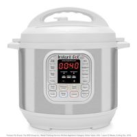 Instant Pot Duo 7-in-1 Electric Pressure Cooker, Slow Cooker, Rice Cooker, Steamer, Saute, Yogurt Maker, and Warmer, 6 Quart, White, 14 One-Touch Programs