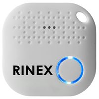 Rinex Bluetooth Key Finder - Key Locator Device with App, Siri Compatibility, Extra Battery - Anti-Lost GPS Keychain Tracker Device for Phone, Luggage, Backpack, Wallet - GPS Tracking Chip Tags