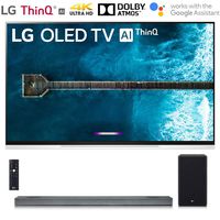 LG OLED55E9PUA E9 Series 55" 4K Ultra HD Smart OLED TV (2019) with SL9YG 4.1.2 Channel High Res Audio Sound Bar