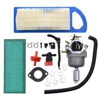 Carbhub 791858 Carburetor for Briggs & Stratton 792358 791858 794572 799727 698620 793224 697190 697141 14hp 15hp 16hp 17hp 17.5 HP 18hp Craftsman Lawn Tractor Mower with Air Fuel Filter